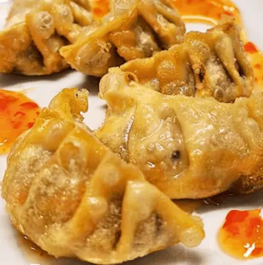 V3. Knusprig frittierte Gyoza, vegan